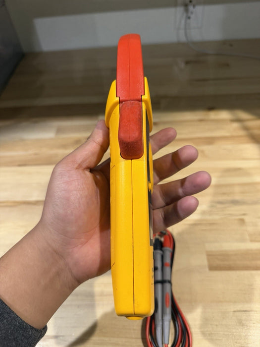 FLUKE 335 TRMS CLAMP METER W/ LEADS & CLIPS (TESTED) SHIPS FAST