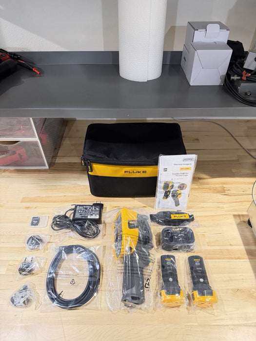 FLUKE TIS75+ 27 HZ 384X288 THERMAL IMAGING CANERA W/ ACCESSORIES (NEW SEALED)