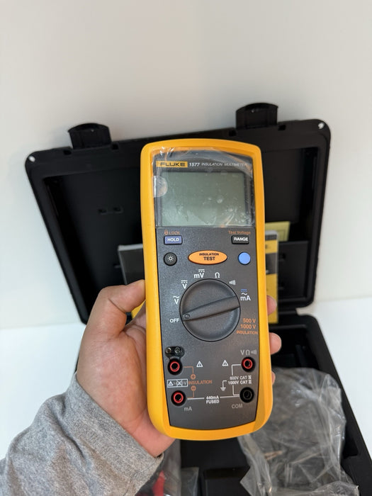 FLUKE 1577 INSULATION MULTIMETER W/ LEADS & CASE (NEW SEALED) - SHIPS FAST