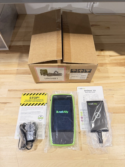 NETALLY AIRCHECK G3 PRO WIRELESS TESTER WITH CHARGER & ANTENNA