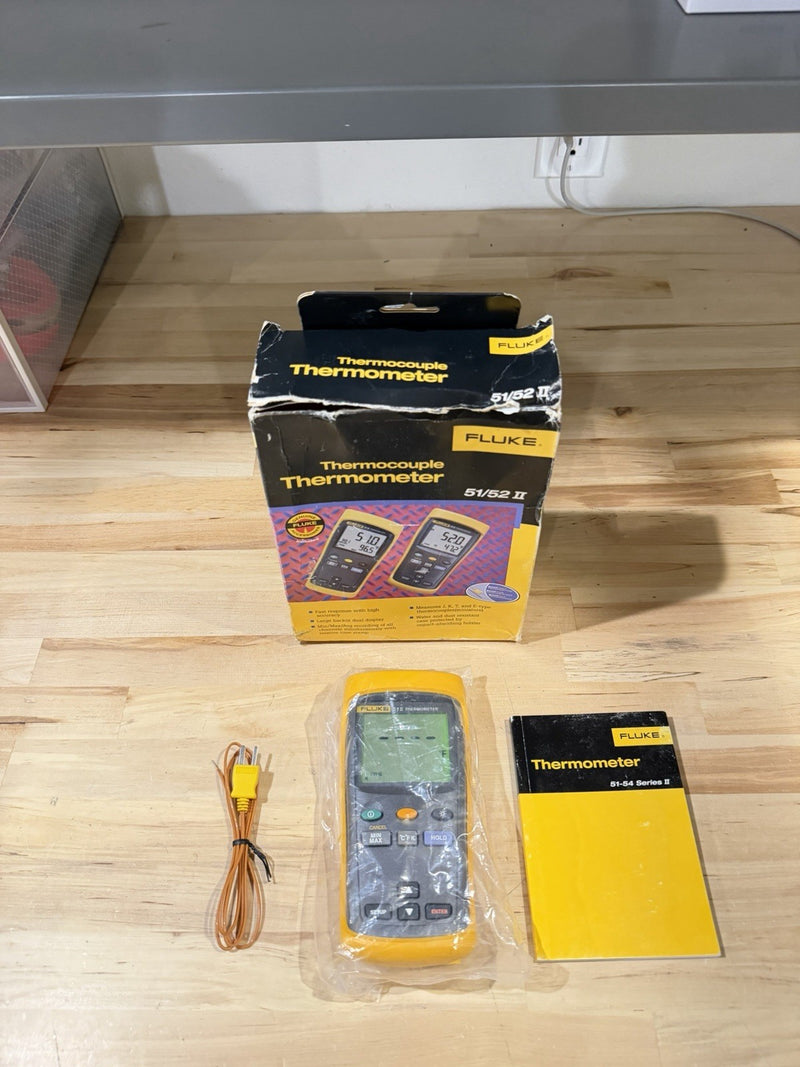 FLUKE 51 II THERMOCOUPLE THERMOMETER