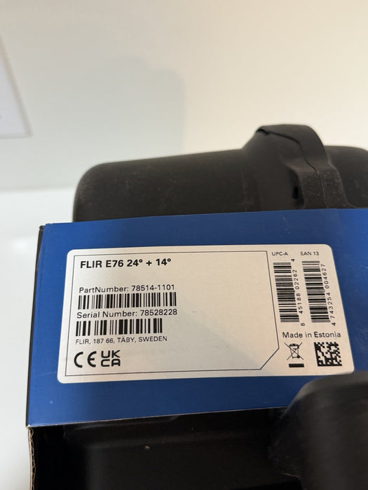 FLIR E76 24° + 14° THERMAL CAMERA NEW CALIBRATED 2025 NEW
