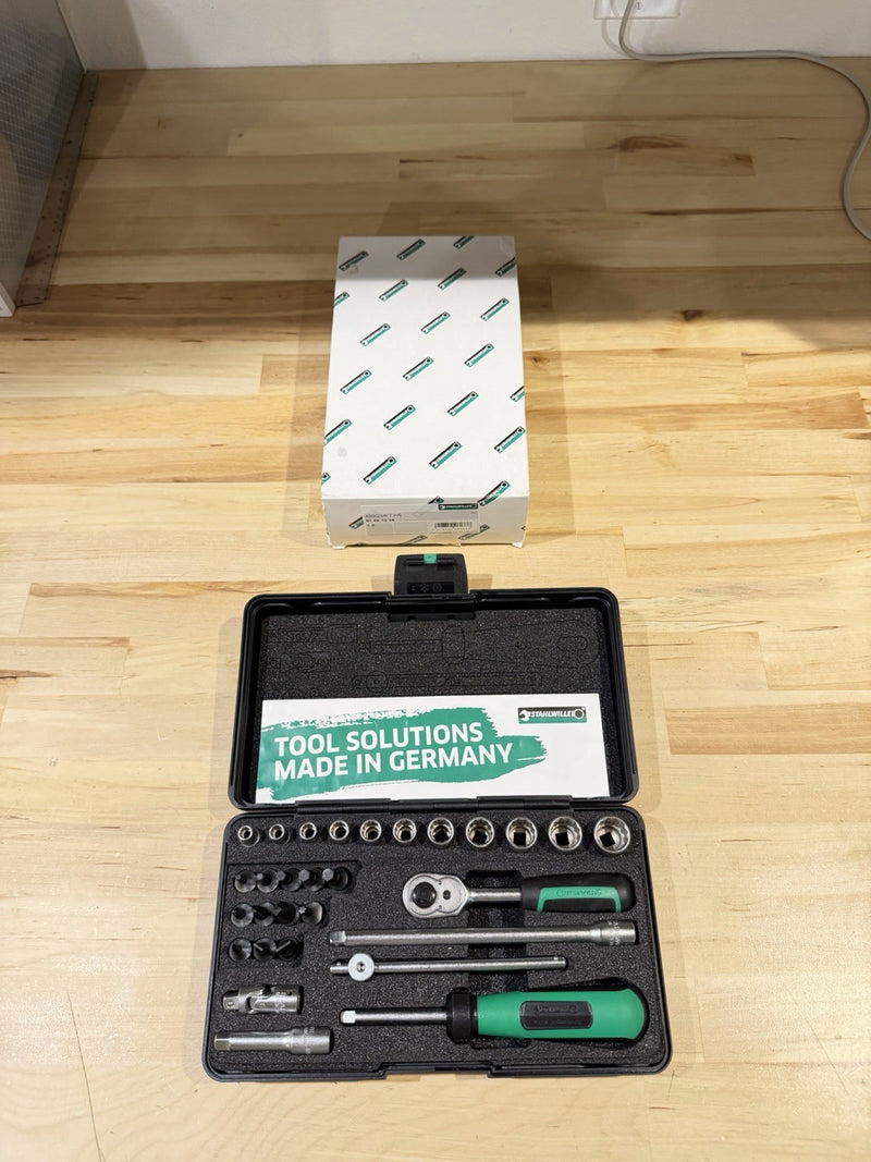 STAHLWILLE SOCKET SET 1/4" SET WITH 29 PIECE KIT 40D/23/6 T KN