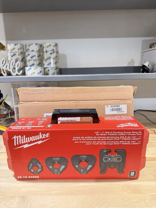 MILWAUKEE 49-16-2496X 1/2"-1" IPS-P PIVOTING PRESS RING KIT