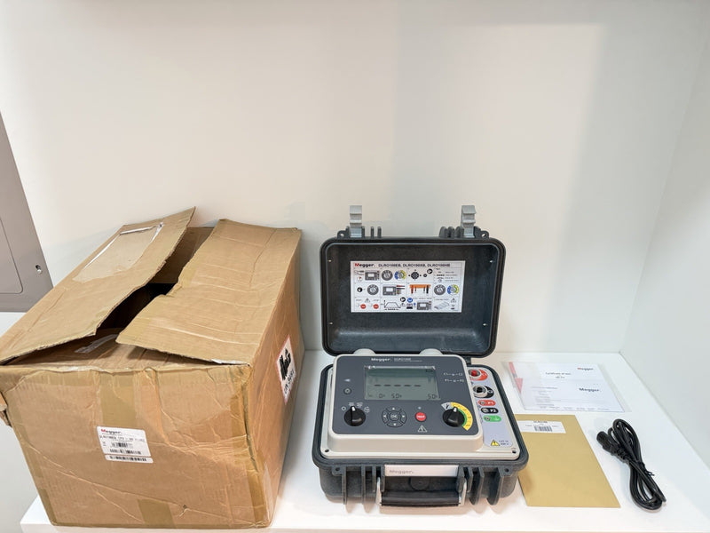 MEGGER DLRO100EB DIGITAL LOW RESISTANCE OHMMETER (NEW FACTORY SEALED) CAL 2026