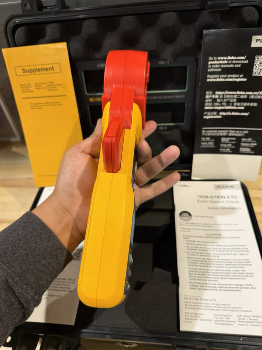 FLUKE 1630-2 FC EARTH GROUND CLAMP FREE SHIPPING