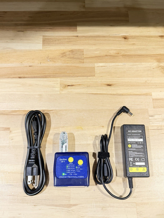 OXSIM OX-1 PULSE OXIMETER SIMULATOR W/ CHARGER (TESTED) FREE SHIPPING CAL-2024