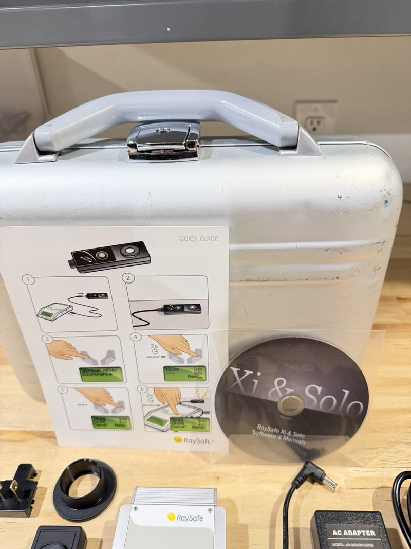 UNFORS RAYSAFE 8221011-A SOLO BASE UNIT WITH PROBE SENSOR & ACCESSORIES
