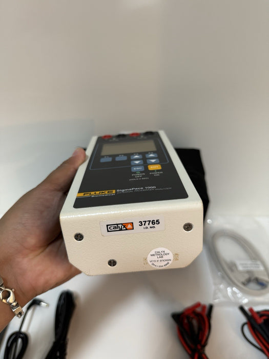 FLUKE BIOMEDICAL SIGMAPACE 1000 EXTERMAL ANALZYER W/ CASE & ACCESSORIES -TESTED