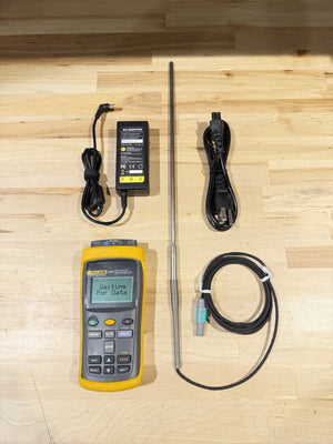 FLUKE 1524 REFERENCE THERMOMETER W/ PROBE 5627A (FREE SHIPPING) TESTED