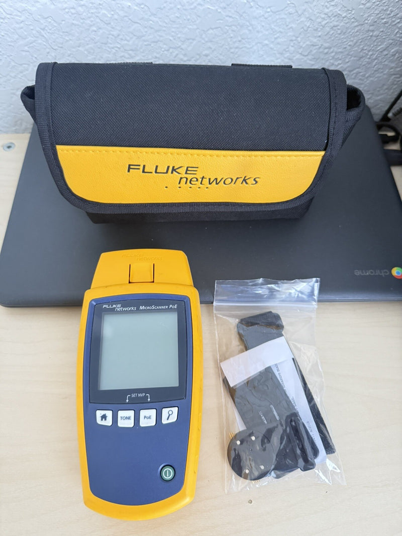 FLUKE NETWORKS MicroScanner Network Cable & PoE Tester FREE SHIPPING