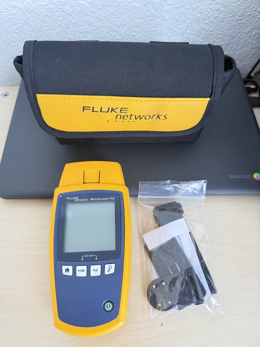 FLUKE NETWORKS MICROSCANNER NETWORK CABLE & POE TESTER