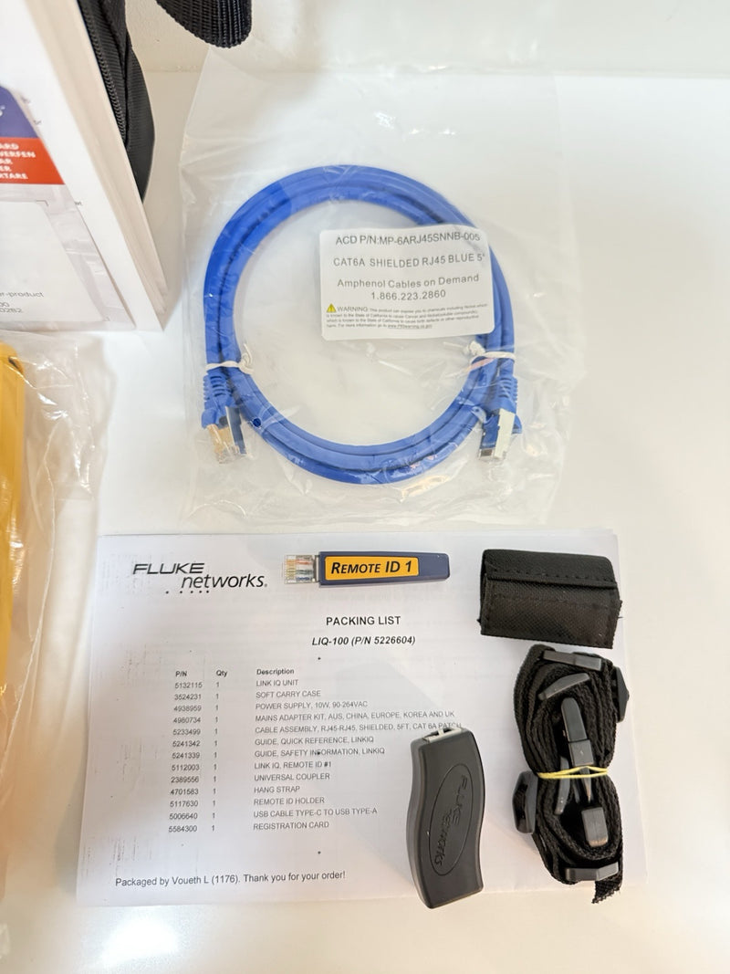 Fluke Networks LinkIQ Cable + Network Tester (LIQ100) (SHIPS NEXT DAY)SHIPS FREE