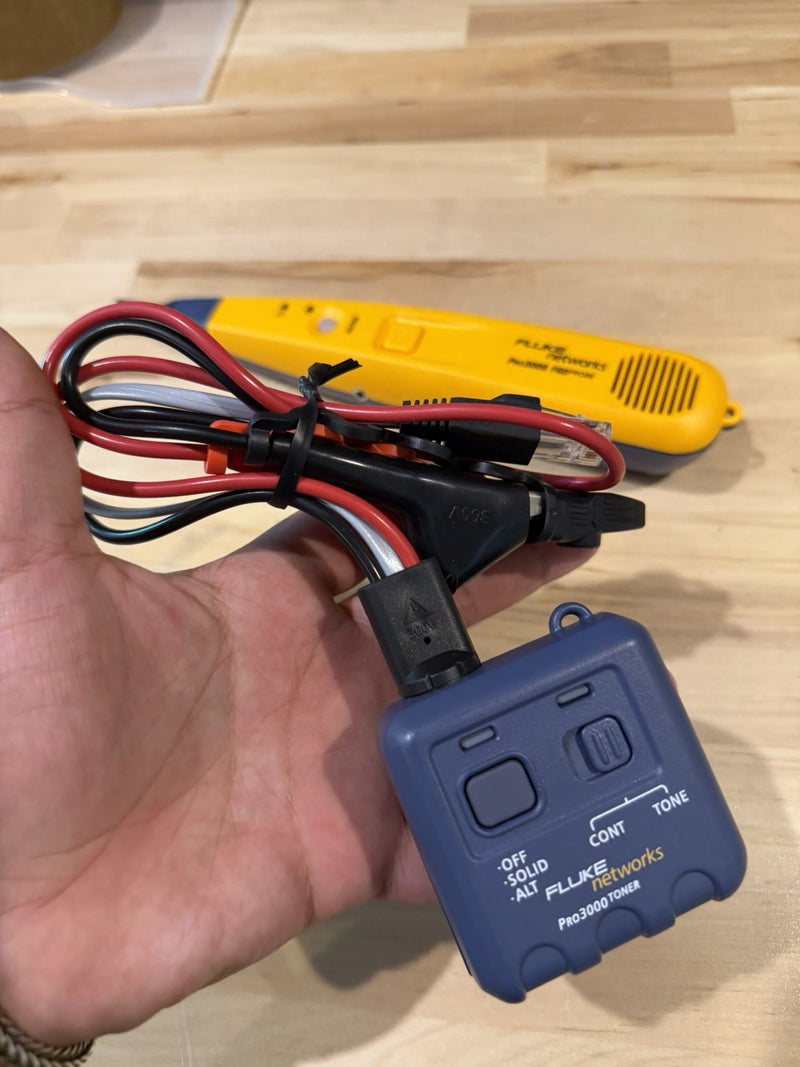 FLUKE NETWORKS PRO3000 F60 PROBE & PRO3000 TONER KIT TESTED