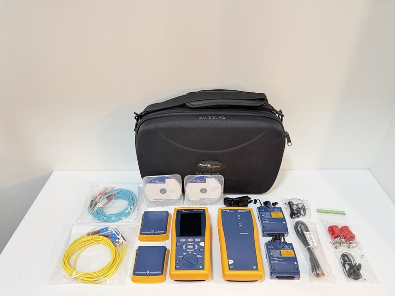 FLUKE NETWORKS DTX-CLT CERTIFIBER OLTS TESTER KIT W/DTX-MFM2 (TESTED)SHIPS FREE