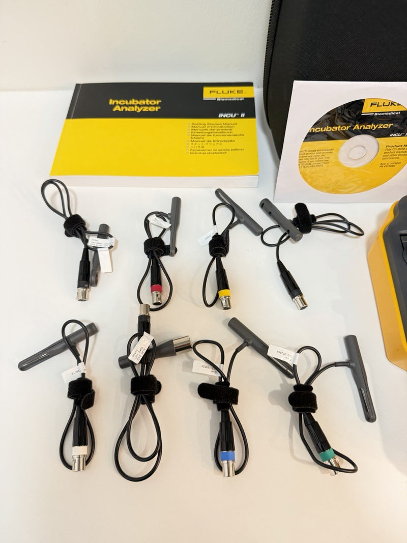 FLUKE INCU II INCUBATOR ANALYZER KIT CALIBRATED 2024 TESTED