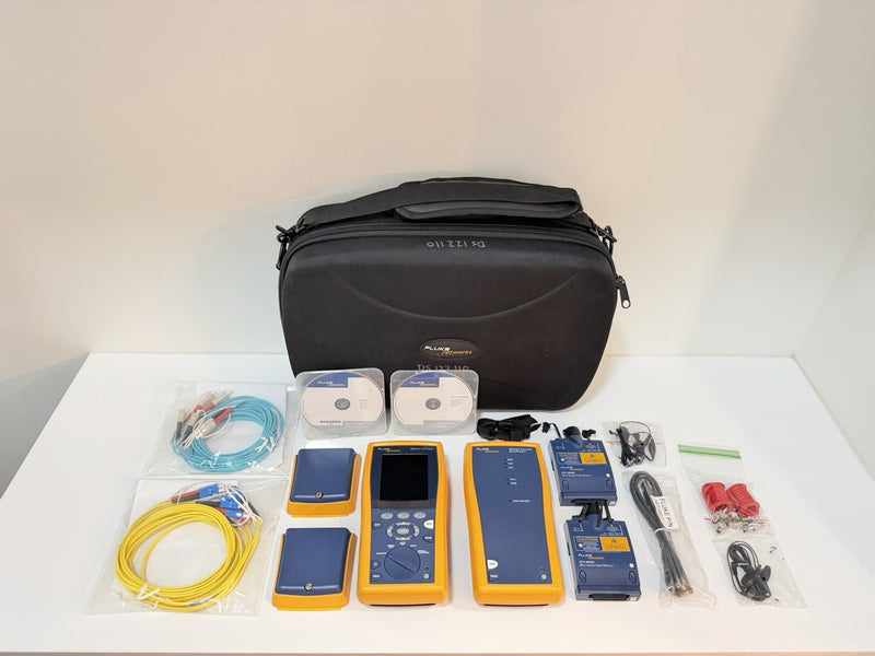 FLUKE NETWORKS DTX-CLT CERTIFIBER OLTS TESTER KIT W/DTX-MFM2 (TESTED)SHIPS FREE