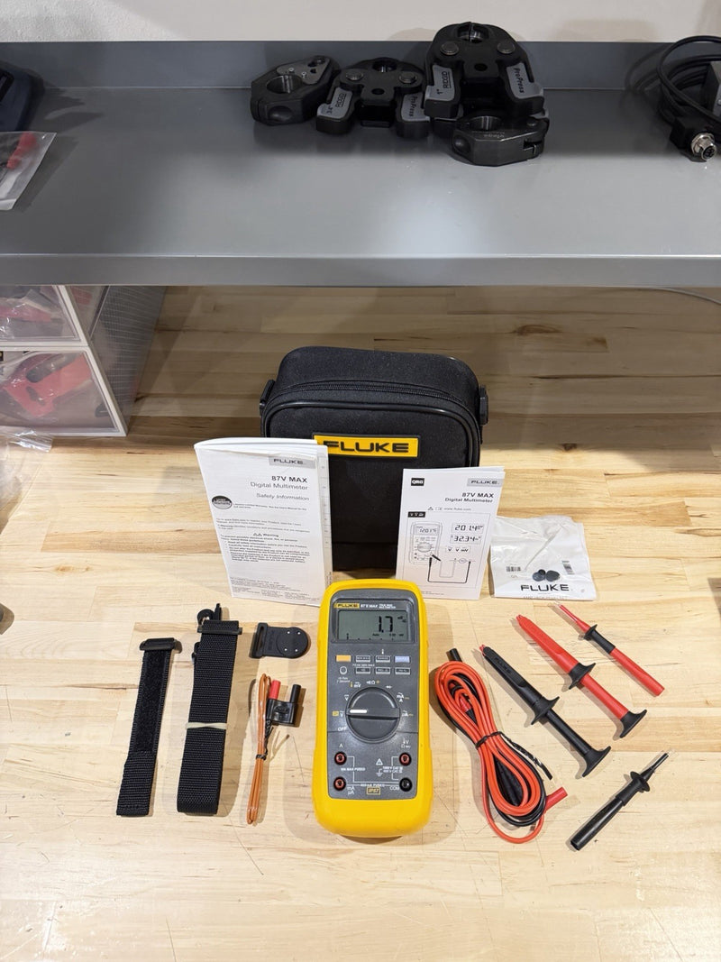 FLUKE 87V MAX TRUE RMS MULTIMETER KIT (FREE SHIPPING) NEW