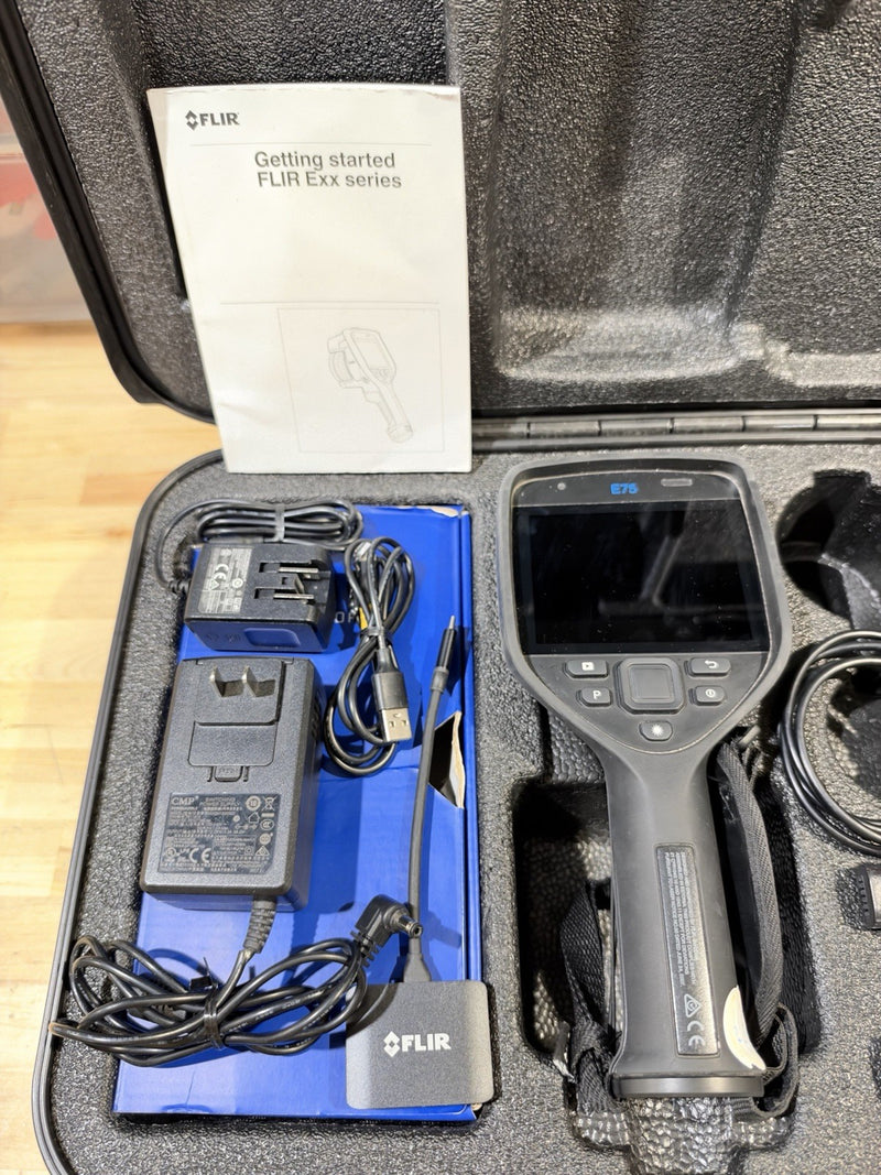 FLIR E75-24 INFRARED CAMERA 24 FOV KIT W/ ACCESSORIES - TESTED