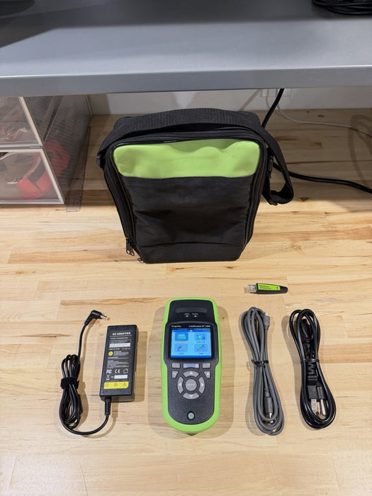 NETALLY LINKRUNNER AT 1000 TESTER WITH ACCESSORIES TESTED