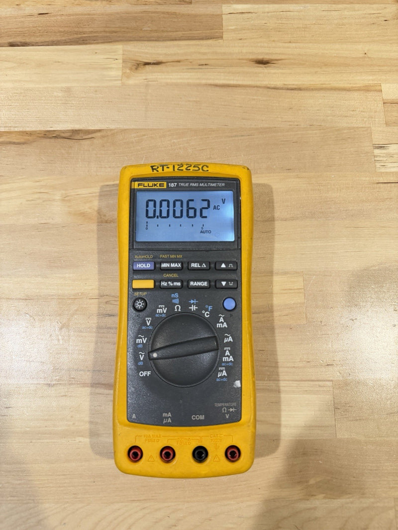 FLUKE 187 TRUE RMS MULTIMETER FOR PARTS