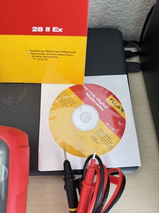 FLUKE 28 II EX TRUE RMS MULTIMETER WITH LEADS & BAG TESTED