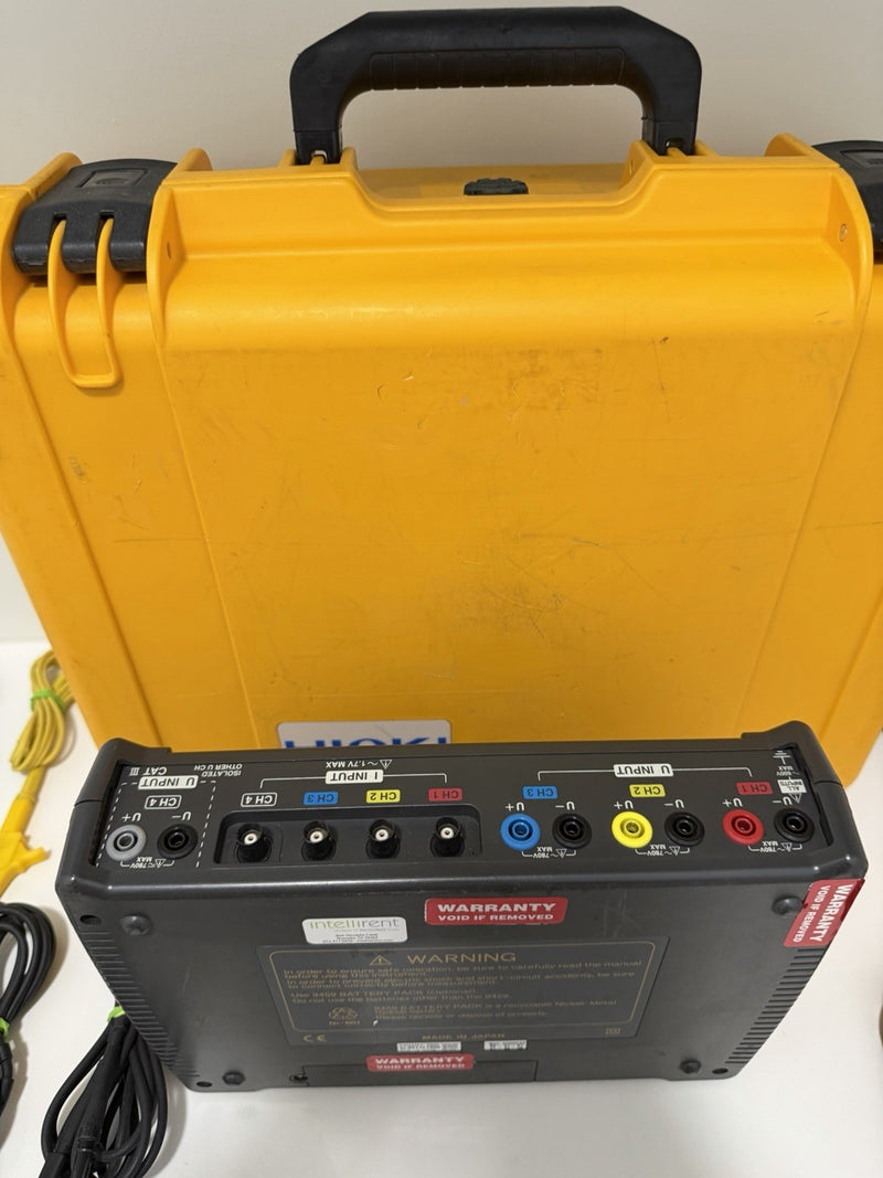HIOKI 3196 POWER QUALITY ANALYZER WITH PROBES & LEADS TESTEE