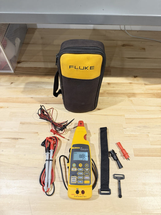 FLUKE 772 MILLIAMP PROCESS CLAMP W/ LEADS & CLIPS TESTED