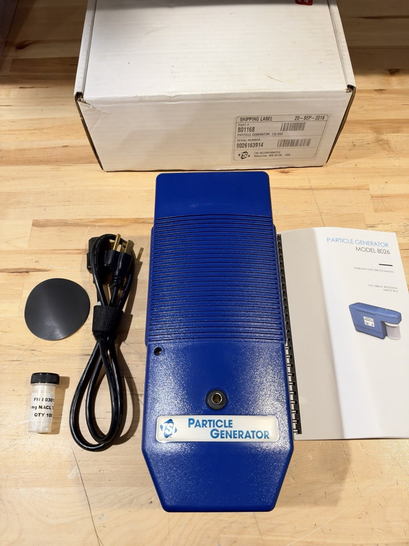 TSI PARTICLE GENERATOR 8026 (NEW SEALED) TESTED - SHIPS FAST