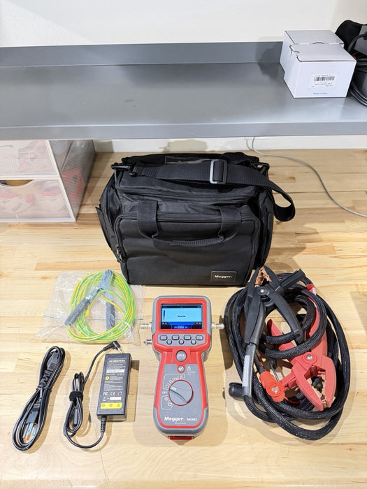 MEGGER MOM3 HANDHELD MICRO-OHMMETER 300A KIT CALIBRATED 2025 TESTED