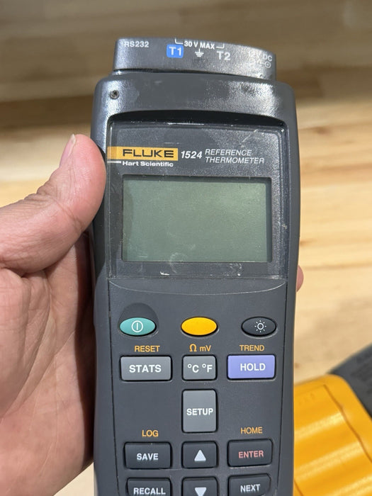 FLUKE 1524 REFERENCE THERMOMETER (PARTS ONLY) FOR PARTS - SHIPS FAST