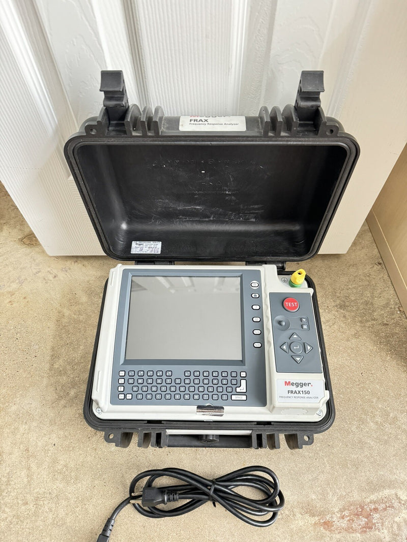 MEGGER FRAX 150 FREQUENCY RESPONSE ANALYZER CALIBRATED 2018