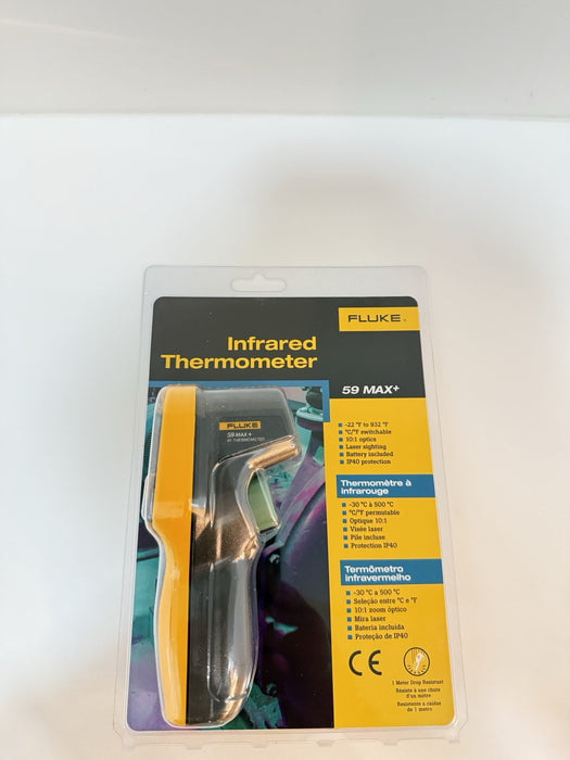 FLUKE 59 MAX INFRARED THERMOMETER (NEW FACTORY SEALED) SHIPS FAST - NEW