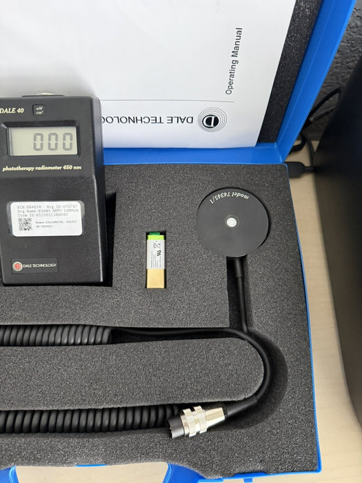 FLUKE DALE40 PHOTOGRAPHY RADIOMETER/IRRADIANCE METER TESTER