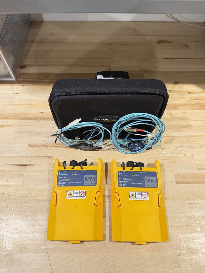 FLUKE NETWORKS CFP-MM CERTIFIBER PRO MM FIBER MODULE SET DSX-5000 8000 VERSIV