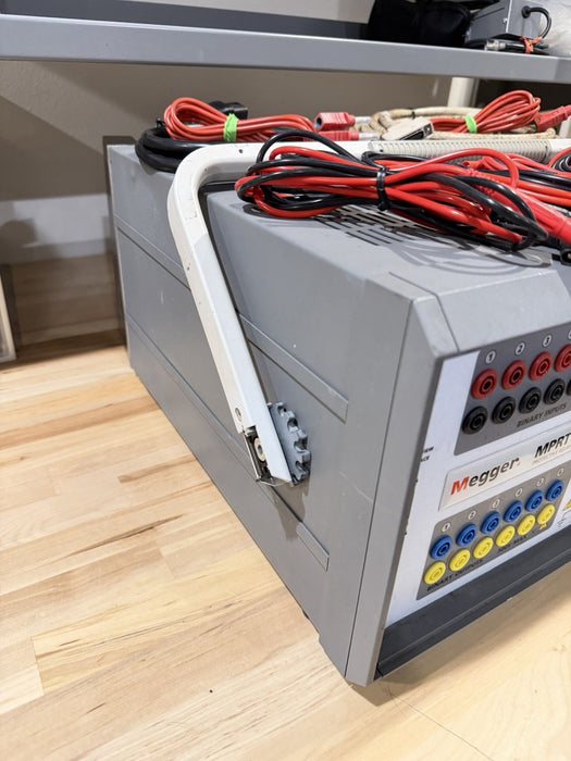 MEGGER MPRT8430 PROTECTIVE RELAY TESTING SYSTEM & TOUCHVIEW INTERFACE & LEADS