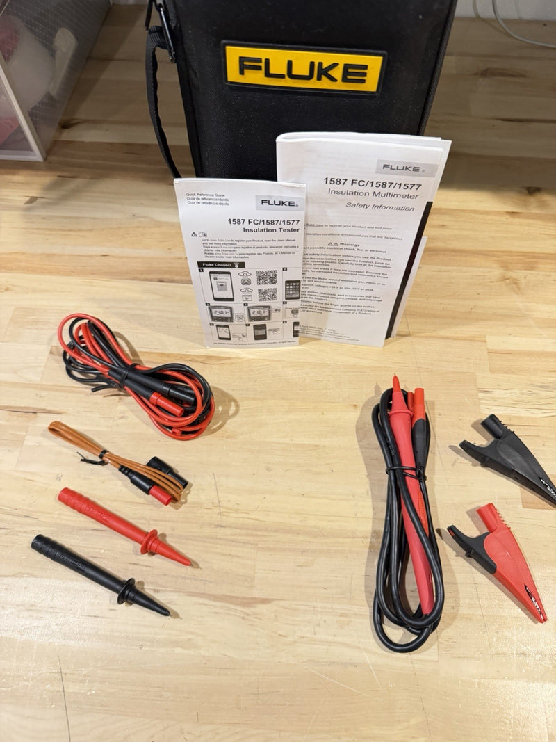 FLUKE 1587 FC 2 IN 1 HANDHELD DIGITAL INSULATION MULTIMETER