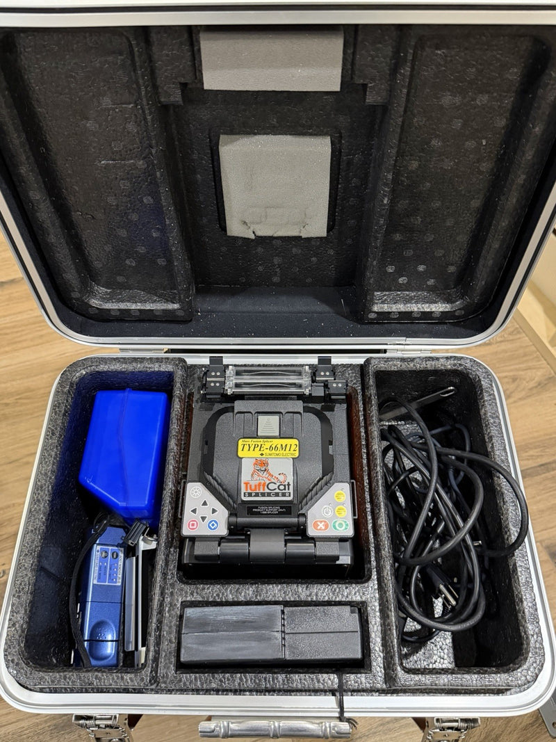 SUMITOMO ELECTRIC TYPE-66 TUFFCAT FUSION SPLICER WITH FC-6RM CLEAVER