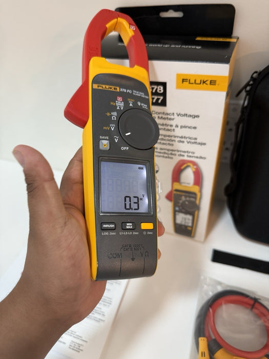 FLUKE 378 FC NON-CONTACR VOLTAGE CLAMP METER CALIBRATED 2025 NEW SEALED