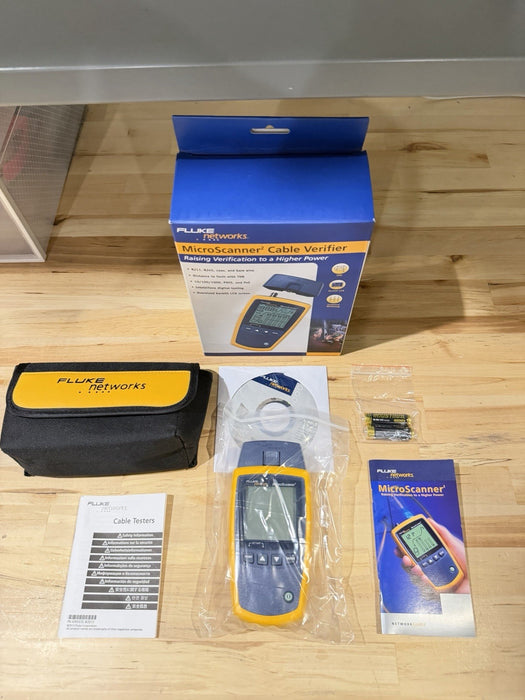 FLUKE NETWORKS MICROSCANNER 2 CABLE VERIFIER