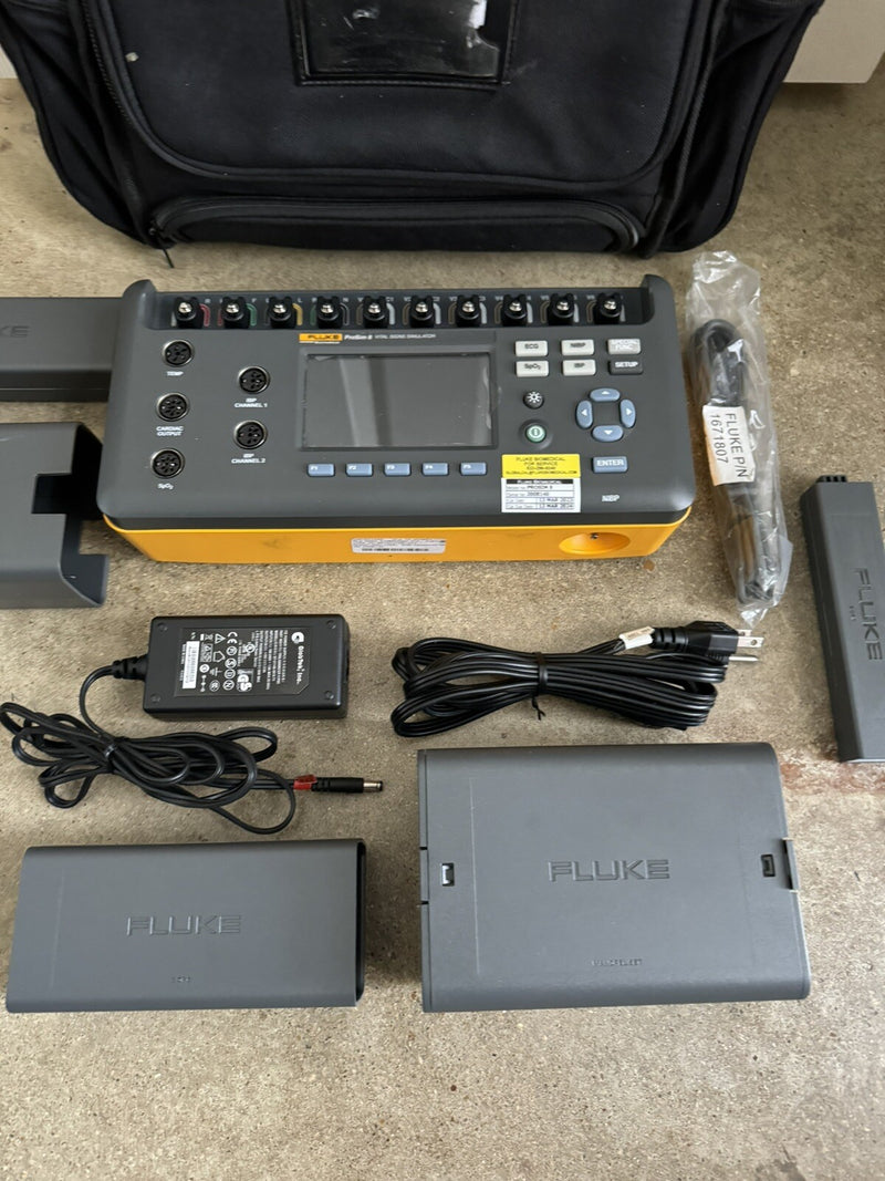FLUKE BIOMEDICAL PROSIM 8 VITAL SIGNS SIMULATOR CALIBRATED 2024