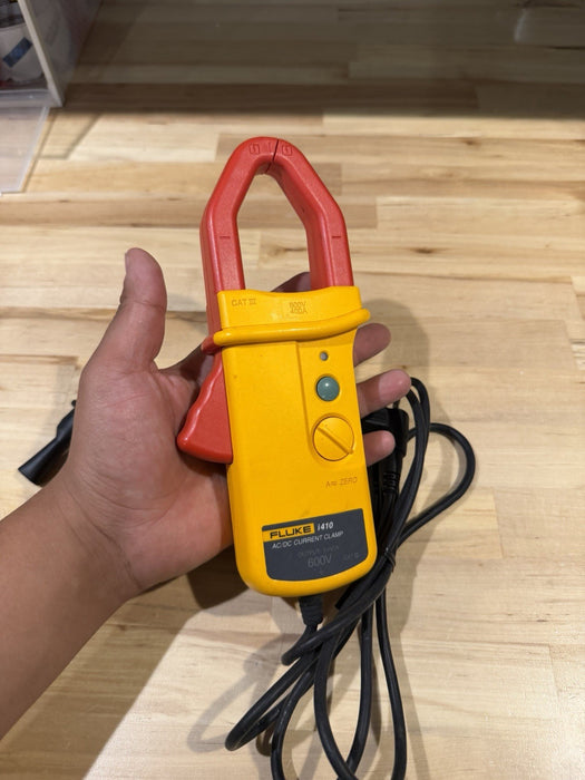 FLUKE I410 AC/DC CURRENT CLAMP TESTED