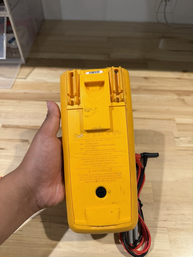 FLUKE 289 TRUE RMS ELECTRONIC LOGGING DIGITAL MULTIMETER WITH LEADS & CLIPS #1