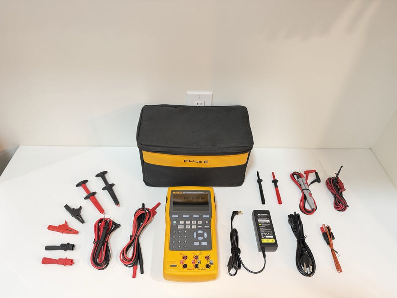 FLUKE 753 DOCUMENTING PROCESS CALIBRATOR WITH ACCESSORIES TESTED