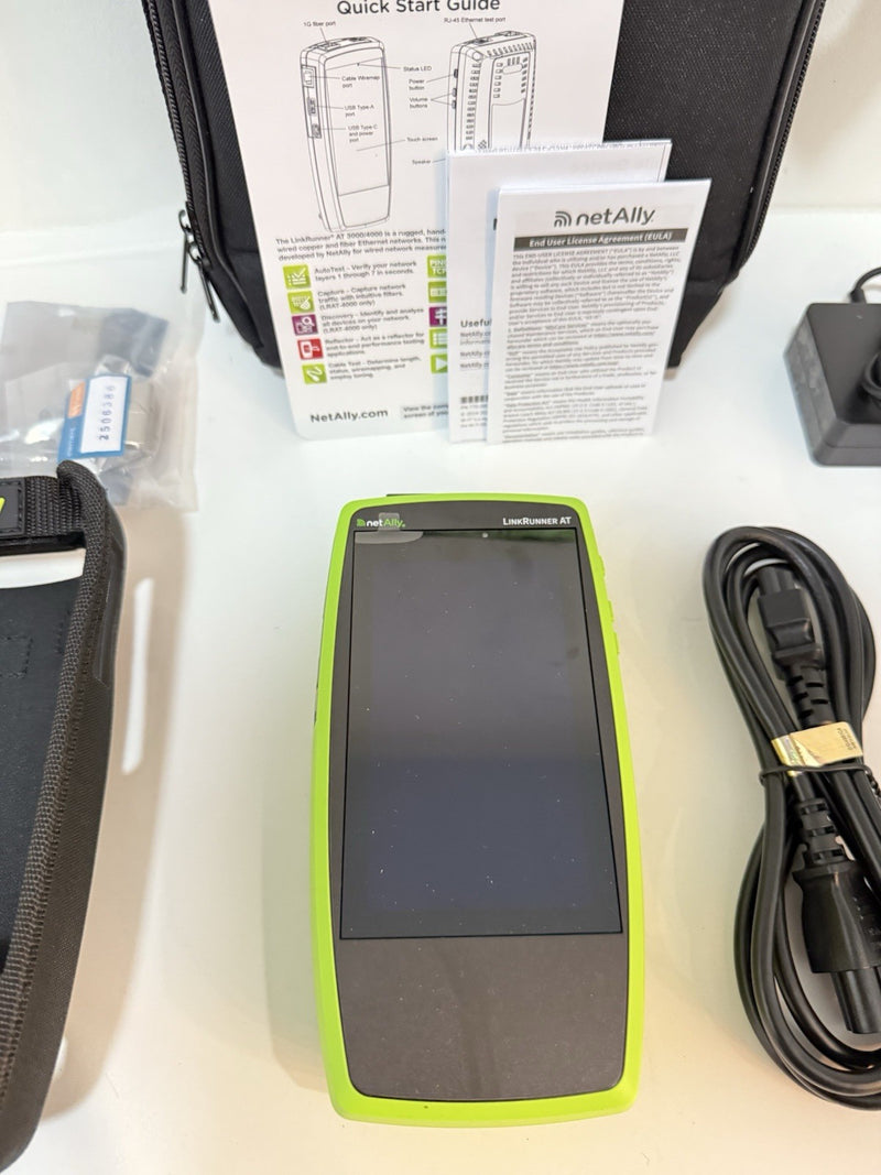 NETALLY LINKRUNNER AT 3000 CABLE TESTER &