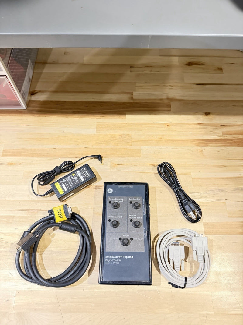 GE ENTELLIGUARD GTUTK20 DIGITAL TRIP UNIT TEST KIT WITH ACCESSORIES TESTED