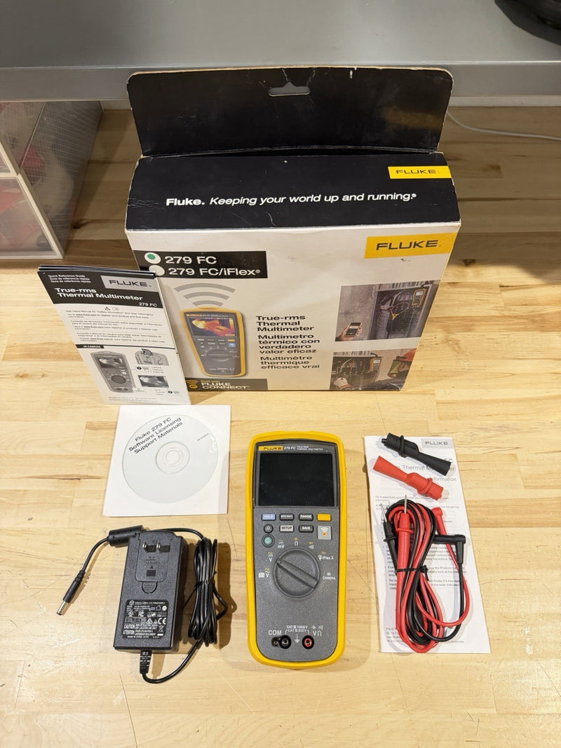 FLUKE 279 FC TRUE-RMS THERMAL MULTIMETER KIT (SHIPS FAST) FREE SHIPPING - NEW