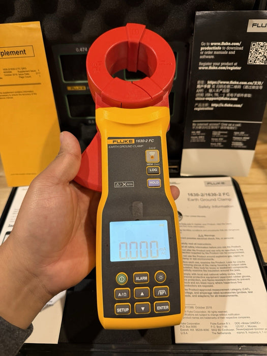 FLUKE 1630-2 FC EARTH GROUND CLAMP FREE SHIPPING