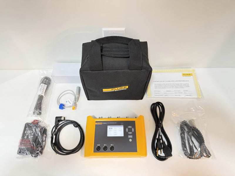 FLUKE BIOMEDICAL PROSIM 2 VITAL SIGNS SIMULATOR WITH CHARGEE CALIBRATED 2024