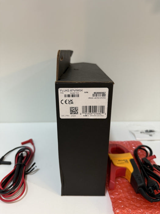 FLUKE 87 V MULTIMETER COMBI KIT IMSK WITH I400 CLAMP & LEADS NEW SEALED